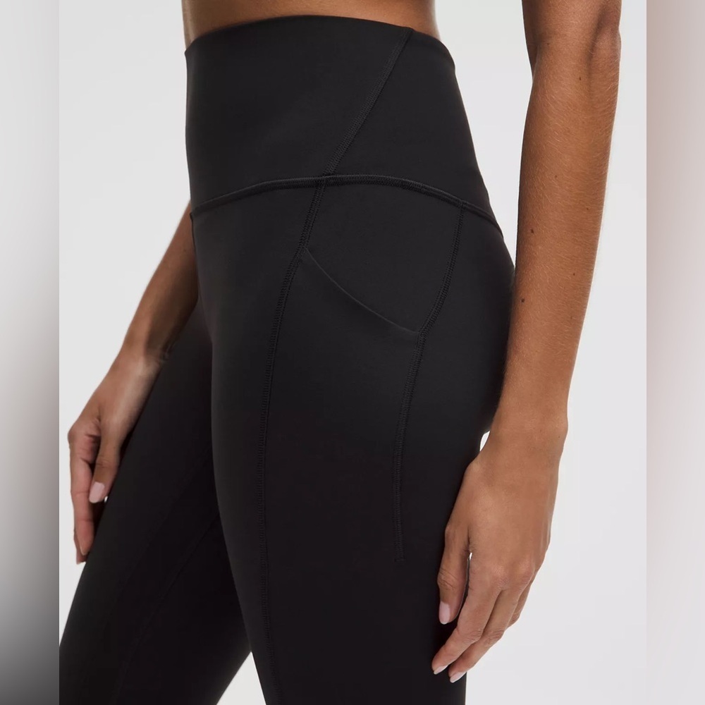 lululemon Align™ High-Rise Pant with Pockets Sleek Black High-Waisted Leggings